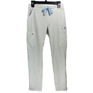 FIGS Yola Skinny Scrub Pants Space Gray XS